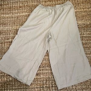 LOFT WIDE LEG WOMENS CROPPED PANT MEDIUM